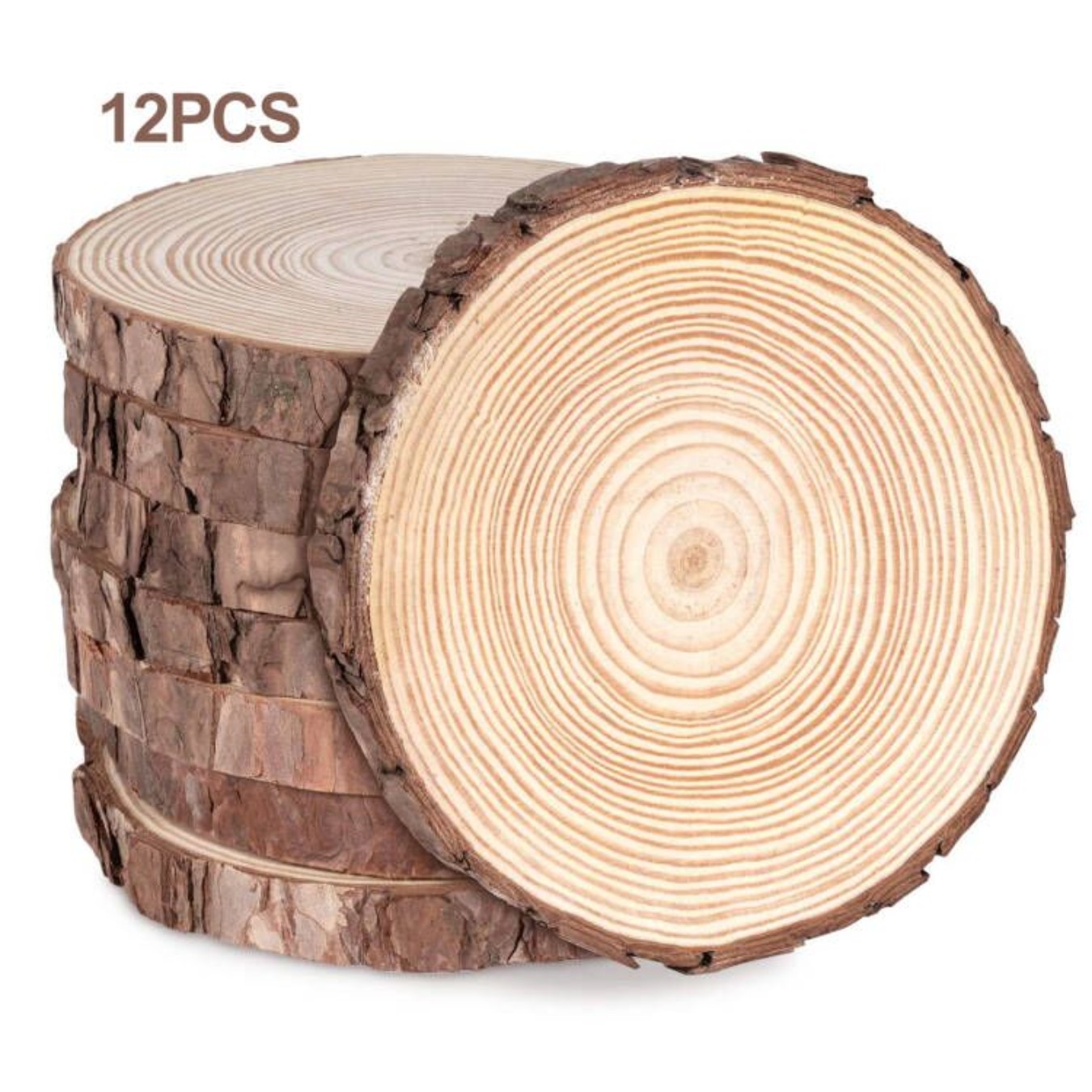 Oud Wood Chip - 12 buah irisan kayu tebal putaran