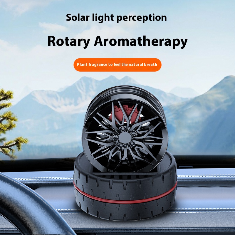 Perfume Fragrance Wheel - Roda terbang parfum mobil tenaga surya