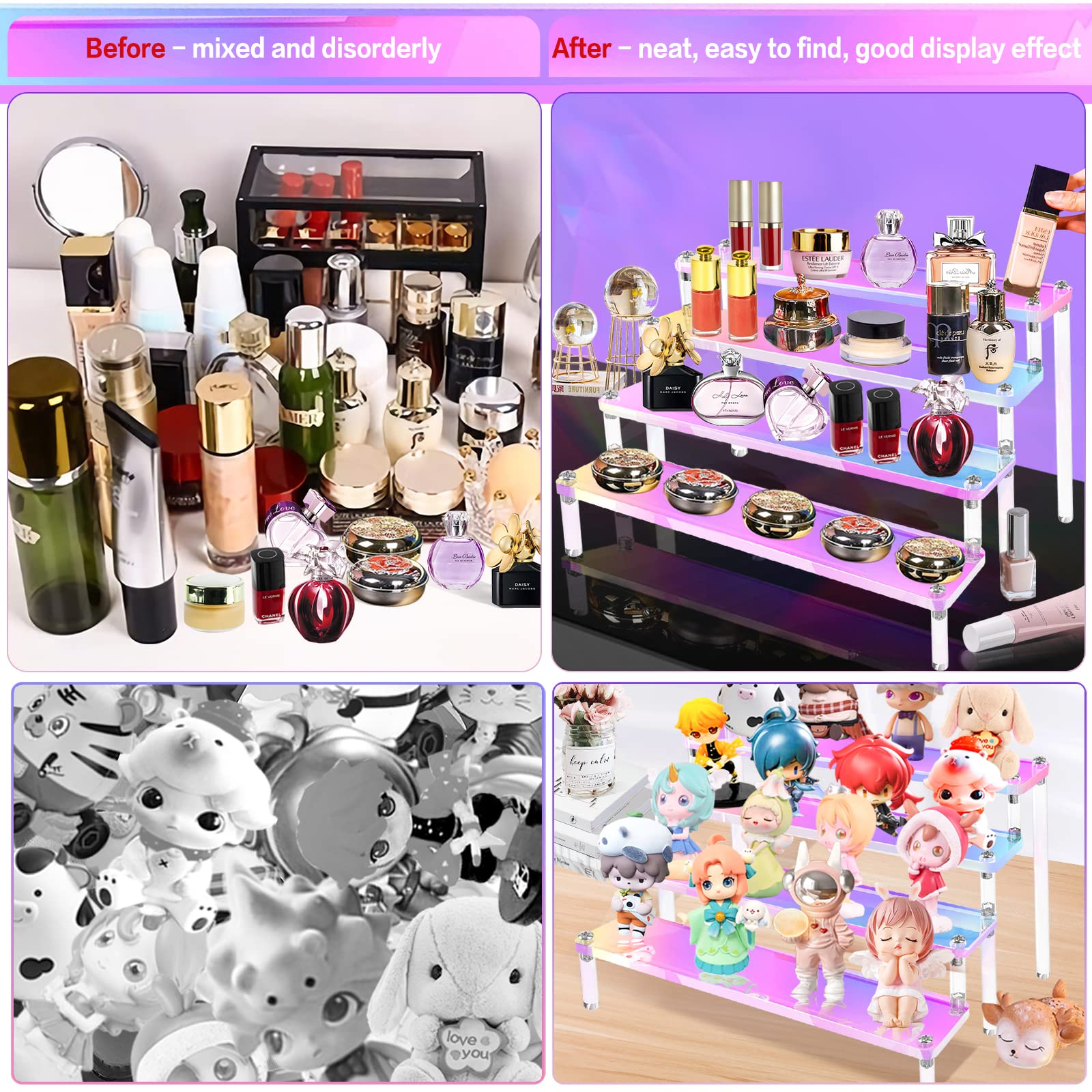 1-5 tingkat akrilik warna-warn - Perfume Villa Fragrance ulasan dan harga