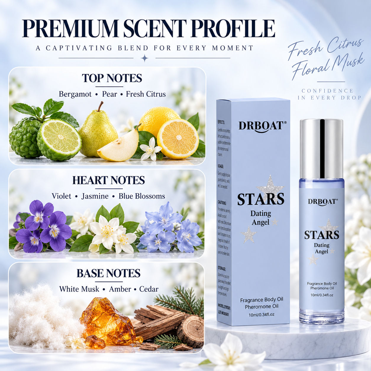 Minyak Parfum Roll-on untuk Wa - Perfume Fragrance Oil ulasan dan harga