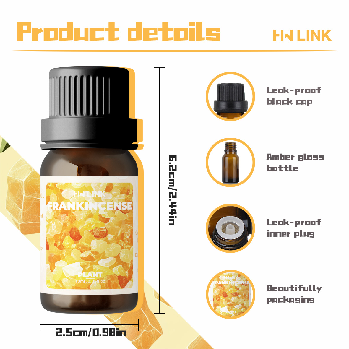 Minyak Esensial Kemenyan 10ml  - Perfume Fragrance Oil ulasan dan harga