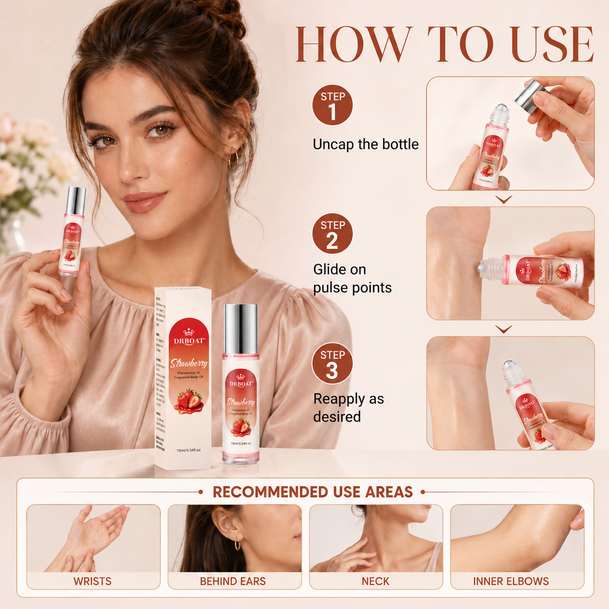 Minyak Parfum Roll-On Aroma St - Perfume Fragrance Oil ulasan dan harga